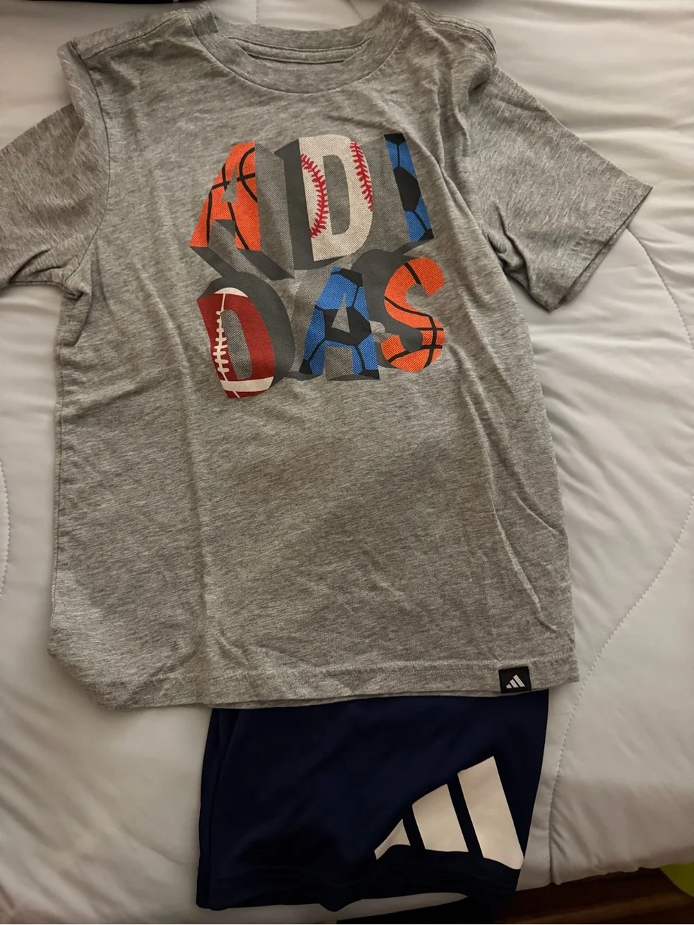 Boys size small Adidas and Under Armour sets